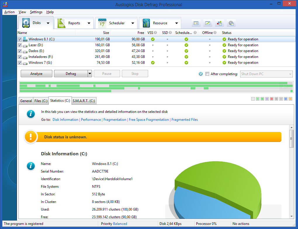 Auslogics Disk Defrag Crack 