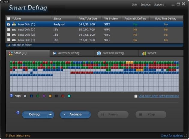 IObit Smart Defrag Crack 