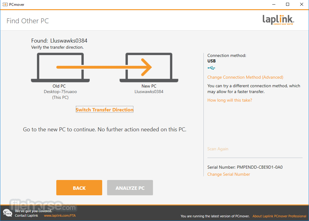 Laplink PCmover Pro Crack 