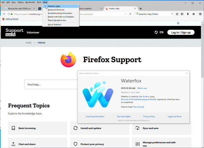 Waterfox Classic Crack 2022.10 With 100% Working Serial Key [Mac + Win]