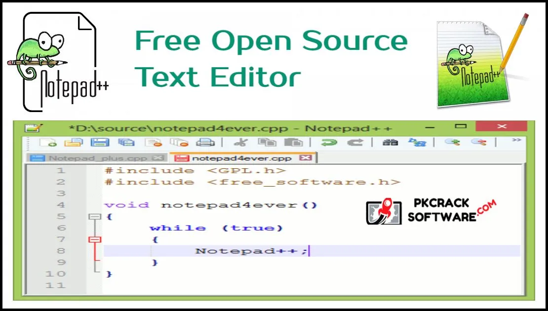 Notepad++ Crack 8.4.4 With 100% Working Serial Key Free [Latest]