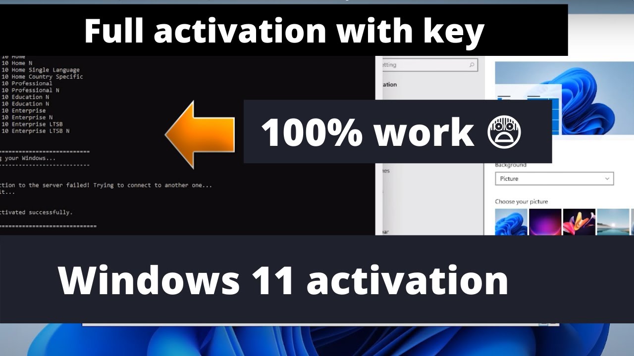 Windows 11 Activator Crack 2022 + Product Key [100% Working] Free