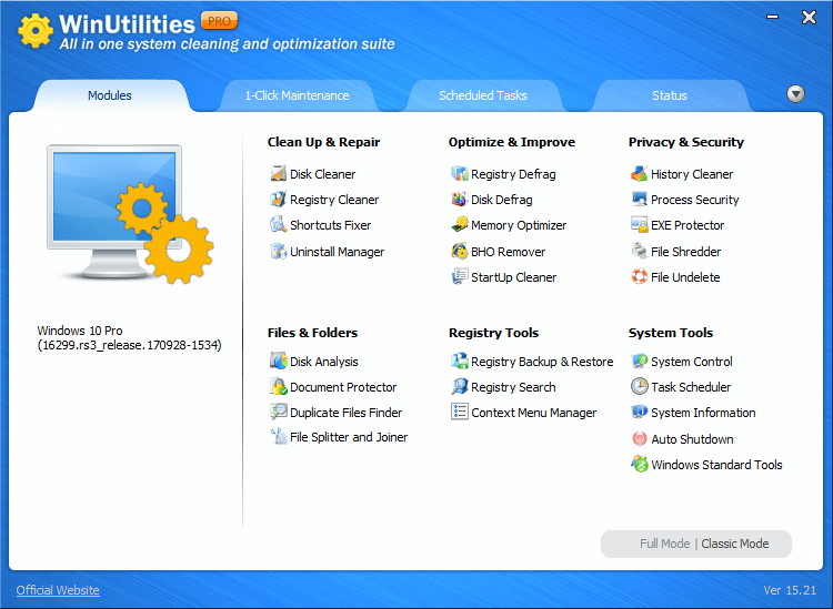 WinUtilities Professional Crack 15.78 + Key [Full Version] Free Download 